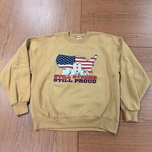 Vintage Mens Large 9/11 September 11th World Trade Center Remembrance T Shirt